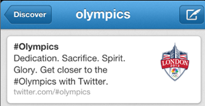 social media olympics